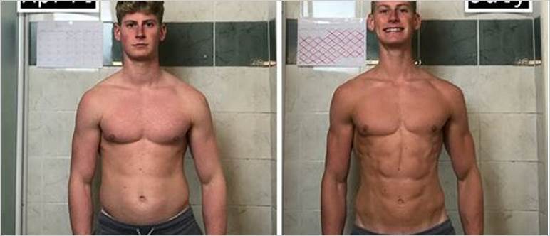 4 month gym progress